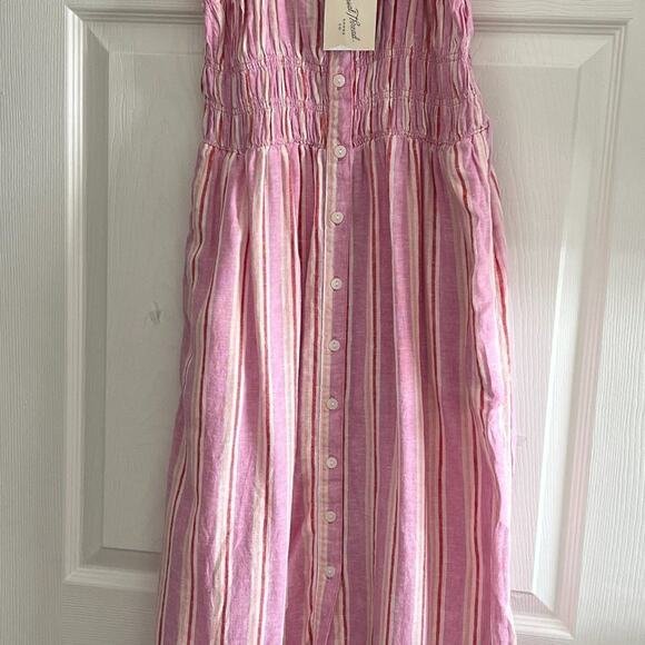 Universal Thread Midi Linen Dress Sz S - Picture 3 of 8
